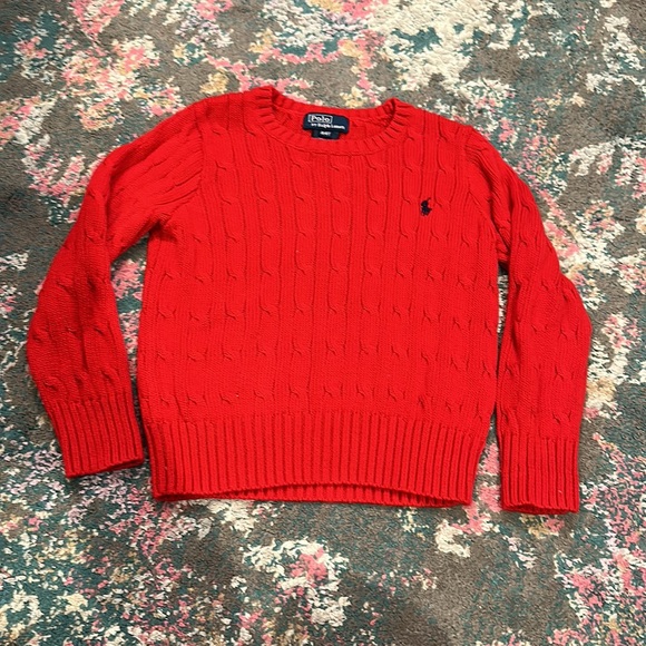 ✨2 Ralph Lauren Boys Half Zip Sweatshirt Sweater size 4 - Picture 3 of 4